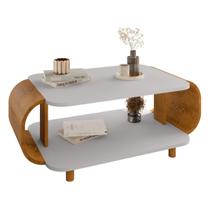 Mesa de centro Floripa Off White Naturalle Moderno Bechara Mesa de centro Floripa Off White Naturalle Moderno Bechara