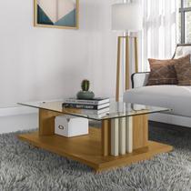 Mesa de Centro Frizz 90 cm Para Sala Madetec