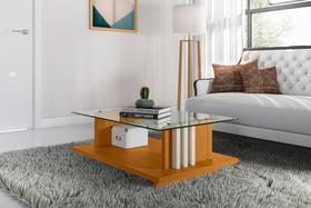 Mesa de Centro Frizz - Cinamomo / Off White - Madetec