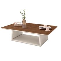 Mesa de Centro HB Cor Off White / Nogueira Mesa de Centro HB Cor Off White / Nogueira