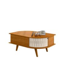Mesa de Centro Indianapolis Cinamomo/Off White - VRK COMERCIO ON-LINE Mesa de Centro Indianapolis Cinamomo/Off White - VRK COMERCIO ON-LINE