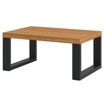 Mesa de Centro Industrial 100% Mdf Freijó/Preto Fosco F13 - Pradel Mesa de Centro Industrial 100% Mdf Freijó/Preto Fosco F13 - Pradel