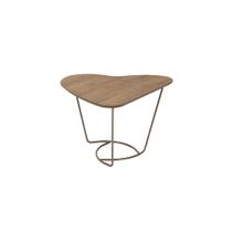 Mesa de Centro Industrial 36 cm - Amêndoa/Cobre Mesa de Centro Industrial 36 cm - Amêndoa/Cobre