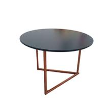 Mesa de Centro Jade Base de Aço Cobre Industrial Lançamento