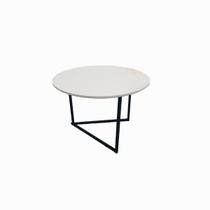 Mesa de Centro Jade Industrial Pés de Ferro Pronto Envio