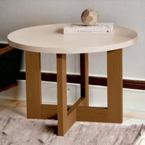 Mesa de Centro JB 8001 Pérola e Nature Bechara Mesa de Centro JB 8001 Pérola e Nature Bechara