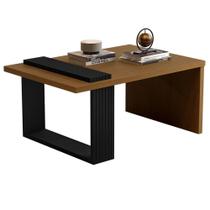 Mesa de centro jb 8020 - nature/preto