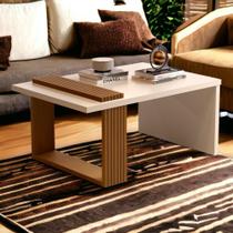 Mesa de Centro JB 8020 Pérola e Nature Bechara Mesa de Centro JB 8020 Pérola e Nature Bechara