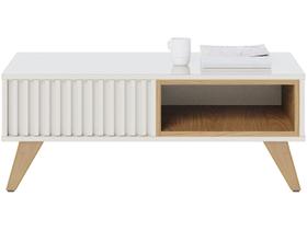 Mesa de Centro Jeri Off White Freijó - Colibri