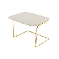 Mesa de Centro Kairos Base Ouro 54x43cm LarFlex