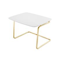 Mesa de Centro Kairos Base Ouro 54x43cm LarFlex