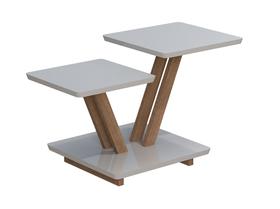 Mesa De Centro Laguna 2 Prateleiras Moderna