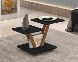 Mesa De Centro Laguna Quadrada 2 Andares Decorativa Moderna Mesa De Centro Laguna Quadrada 2 Andares Decorativa Moderna