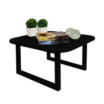 Mesa De Centro Lateral De Apoio Para Sala Estar Square Preto Laca Mesa De Centro Lateral De Apoio Para Sala Estar Square Preto Laca