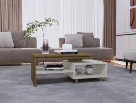 Mesa De Centro Lima Cinamomo/Off White - Bechara Móveis