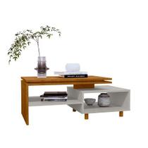 Mesa De Centro Lima Naturalle/Off White - Bechara Móveis