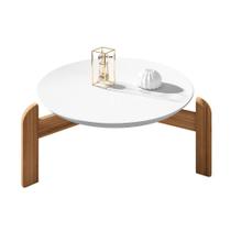 Mesa de Centro Lizz Branco Cedro Casa D Móveis