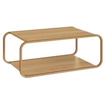 Mesa de Centro Luna Retangular MDP Metal 80CM Amadeirado Artesano Móveis Mesa de Centro Luna Retangular MDP Metal 80CM Amadeirado Artesano Móveis