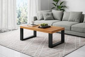 Mesa de Centro MDF 67x44cm Moderna Sala Freijó Preto Industrial Mesa de Centro MDF 67x44cm Moderna Sala Freijó Preto Industrial