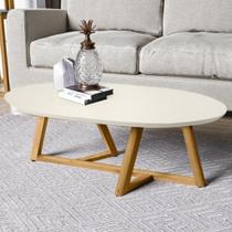 Mesa de Centro Medelyn Classic Oval Off White Mesa de Centro Medelyn Classic Oval Off White