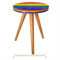 Mesa de Centro Mesinha de Canto Premium MDF Pé Palito Resistente