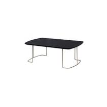 Mesa De Centro Metalic 80x60cm Tampo Ébano - Tommy Design