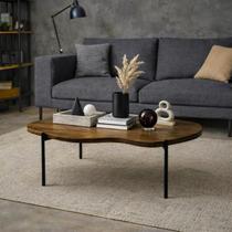 Mesa De Centro Modelo Orgânico Tendência Decoração Elegância