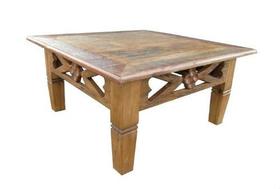 Mesa De Centro Mondo Em Madeira De Demolição - Cód 350 Mesa De Centro Mondo Em Madeira De Demolição - Cód 350