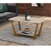 Mesa de Centro Onix em Mdf - Off White