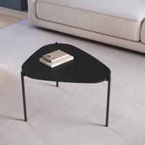 Mesa de Centro Orgânica 58,5cm Pé Metal 28015 Artesano Mesa de Centro Orgânica 58,5cm Pé Metal 28015 Artesano