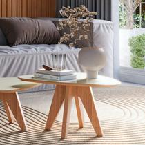 Mesa de Centro Orgânica 65cm Nature Dalla Costa