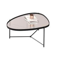 Mesa de Centro Organica Alamanda Preto Pe Preto - Moveis JB Mesa de Centro Organica Alamanda Preto Pe Preto - Moveis JB