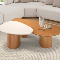 Mesa de Centro Orgânica Conjunto Aurora