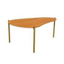 Mesa de Centro Ôrganica Meven 100% MDF Freijó 90 cm