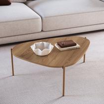 Mesa de Centro Orgânica Pé Metal Complementos