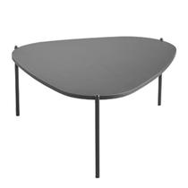 Mesa de Centro Organica Pe Metal Preto Nero 28015 Artesano