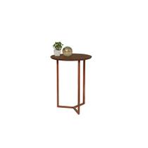 Mesa de Centro ou Canto redonda Alice Bronze alt 60cm