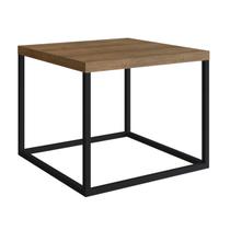 Mesa De Centro Ou Lateral Cube P 24801 Linha Complementos Preto Vermont Artesano