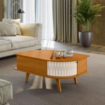 Mesa de Centro Oval 2 Portas de Correr Indianapolis