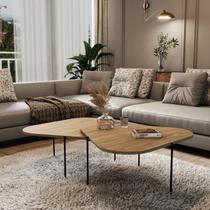 Mesa de Centro Palheta 100% MDF 130x 65x 30