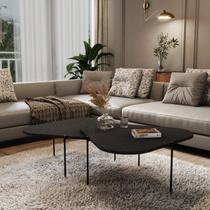 Mesa de Centro Palheta 100% MDF 130X 65X 30