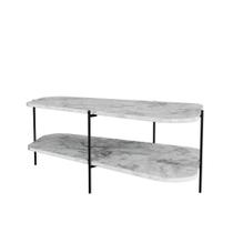 Mesa de Centro para Sala 109cm Orgânica Chicago - Branco