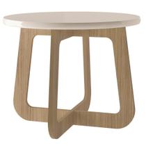 Mesa De Centro Para Sala De Estar 59 Cm 4551 Off White Carvalho Arly Off White Carvalho Mesa De Centro Para Sala De Estar 59 Cm 4551 Off White Carvalho Arly Off White Carvalho