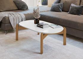 Mesa De Centro Para Sala De Estar Lizz Oblonga