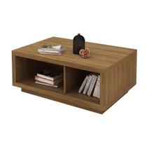 Mesa de Centro para Sala de Estar MC2232 MDP Natural/Off White G69 - Gran Belo