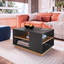 Mesa de Centro para Sala Fosca com Nicho Estilo Livorno - Completa Moveis