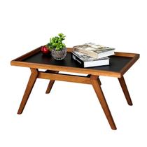 Mesa De Centro Para Sala Madeira Maciça Decorativa Mesinha Auxiliar Escritório Casa Moderna