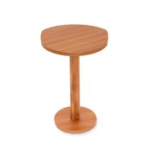 Mesa de Centro Pequena Orgânica MDF Mel Texturizado Mesa de Centro Pequena Orgânica MDF Mel Texturizado