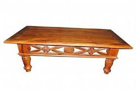 Mesa De Centro Points Em Madeira De Demolição - Cód 377