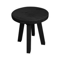 Mesa de Centro Pratic Madeira Maciça Preto